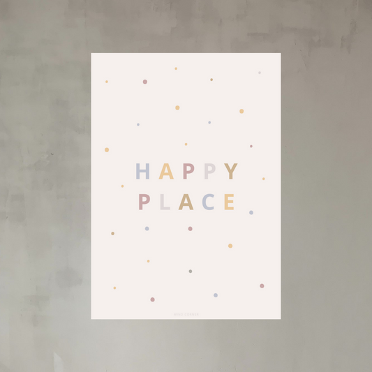 Poster DIN A4, Happy Place