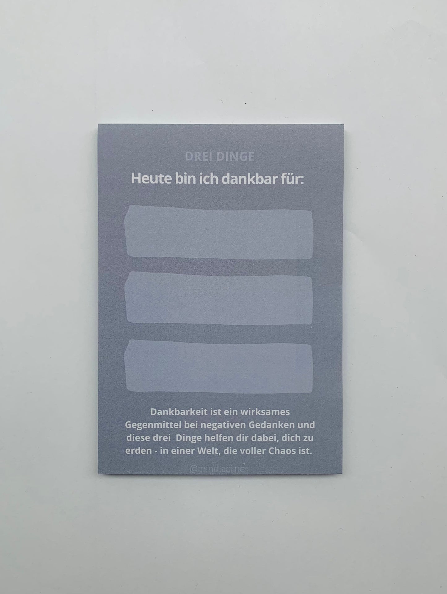 Block, Dankbarkeit DIN A6