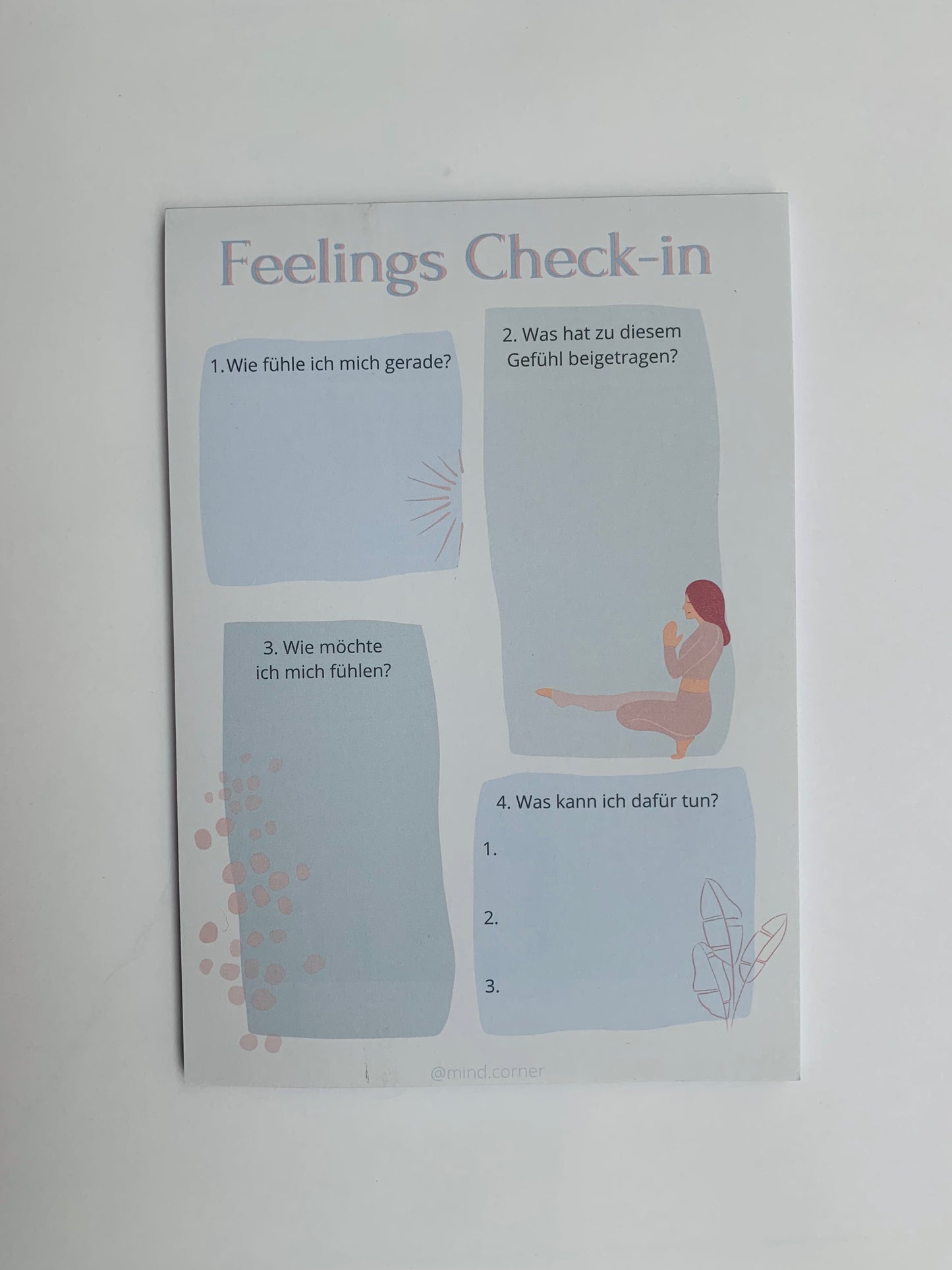Block, Feelings Check-In, DIN A5