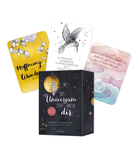 x Kartendeck - "Das Universum steht hinter dir" von Gabrielle Bernstein