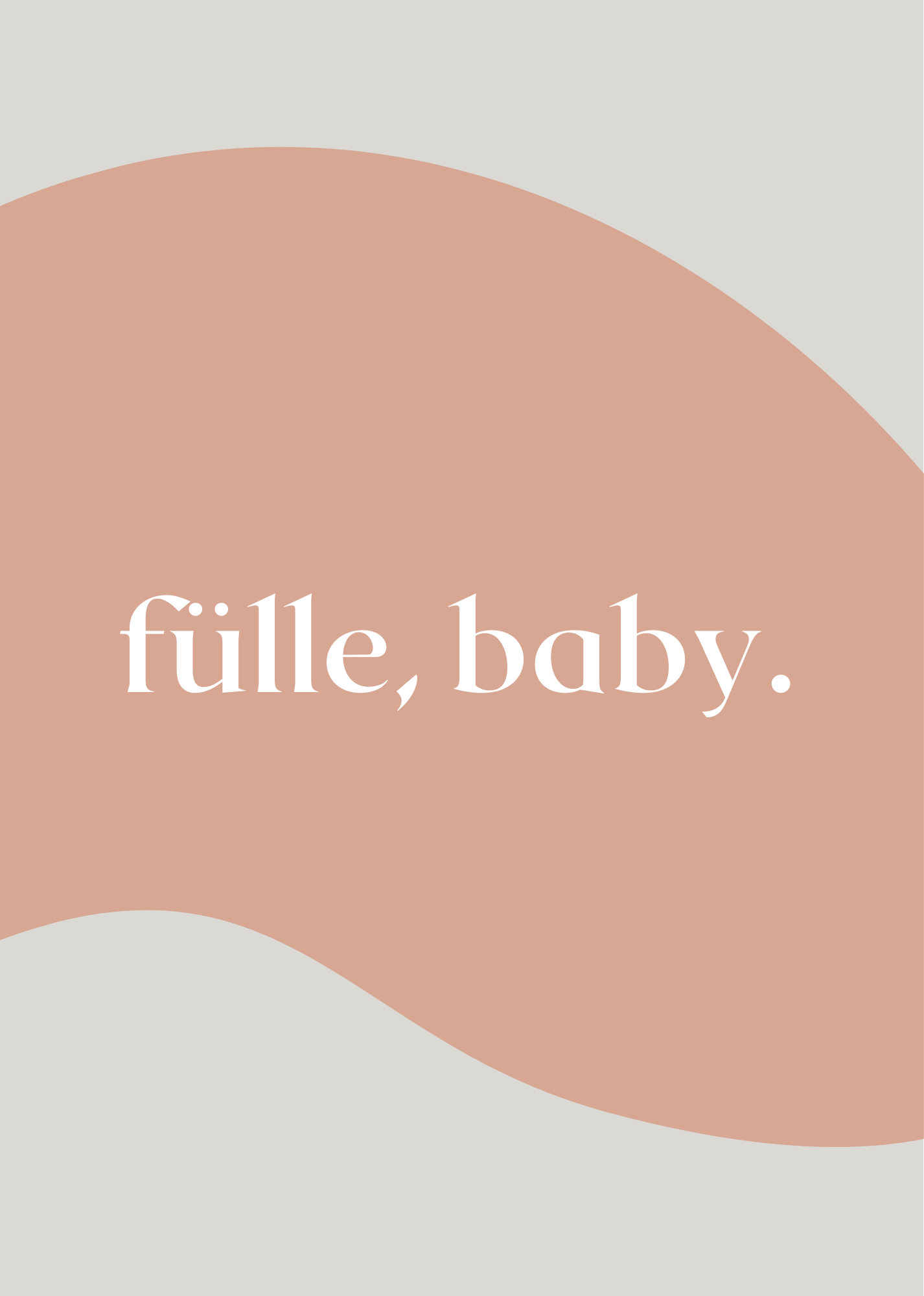 Poster FÜLLE in DIN A4