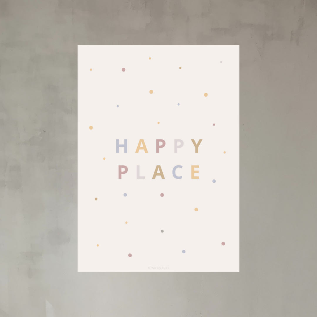 Poster DIN A4, Happy Place