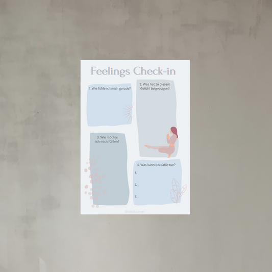 Block, Feelings Check-In, DIN A5