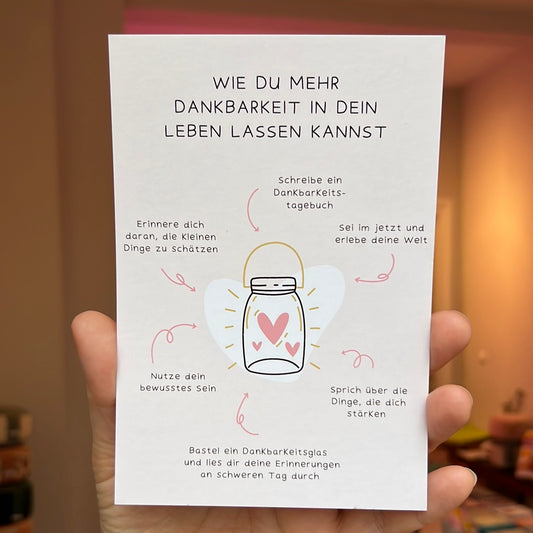 Postkarte Dankbarkeit